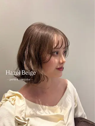 ショート 横浜/髪質改善/ 艶髪カラー/アレンジのヘアスタイル