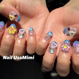 ショート 本町Nail Usa Mimi  SAKIのネイルデザイン