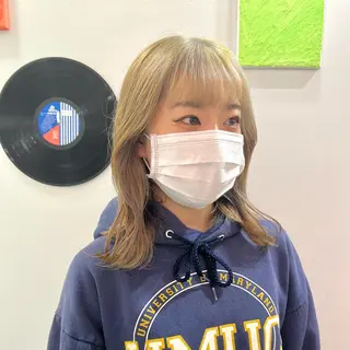 ロング カラー ヘアアレンジ 🧨ブリーチー×ボブ レイヤー💎じゅえるのヘアスタイル