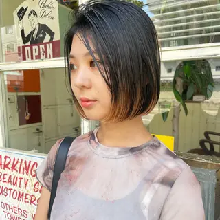 ミディアム sourire  西大分所属・Sourire西大分 ☘️いけだ　あおいのヘアスタイル