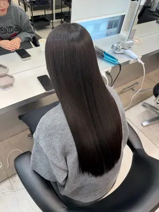 ロング 艶髪/縮毛矯正/ Core mikuaのヘアスタイル