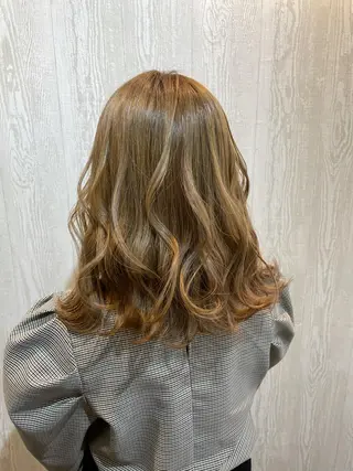 ミディアム カラー TELA HAIR 守谷のヘアスタイル