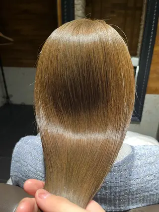 ミディアム カラー 艶髪/透明感カラー/ METEO/山田凌大のヘアスタイル