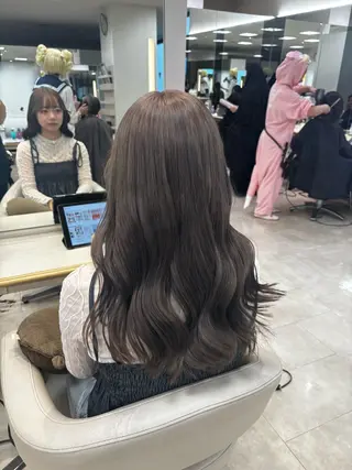 ロング カラー 推し活/韓国/ブリー チカラーminamiのヘアスタイル