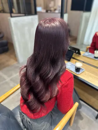 ロング カラー ︎︎カイ ミズキ 🐰𝜗𝜚のヘアスタイル