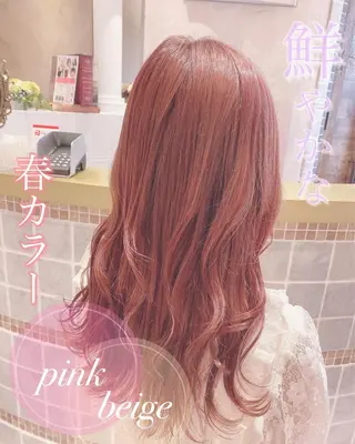 セミロング Puamelia 名古屋所属・韓国風ヘア✻透明感 カラー✻yukaのヘアスタイル