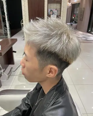 ショート カラー メンズ 竹田 京人のヘアスタイル