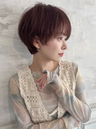 ショート カラー ショート、ボブ シマダマサトのヘアスタイル