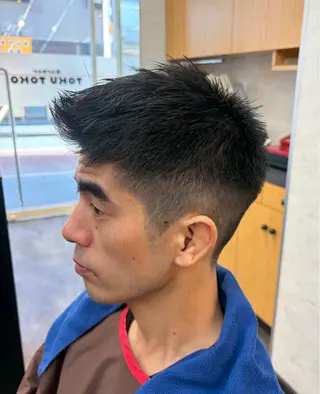 ショート BarberTOKUTOKO所属・新中野メンズサロン TOKUTOKOのヘアスタイル