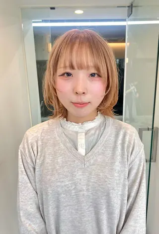 ショート カラー 吉沢遣人/レイヤー 艶カラー/パーマのヘアスタイル