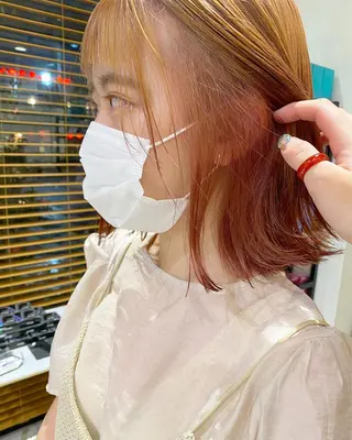 ショート カラー ヘアアレンジ パーマ指名No1 /namiのヘアスタイル