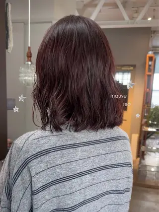 ミディアム カラー 暖色カラー/レイヤー 🌙 オノユリカのヘアスタイル