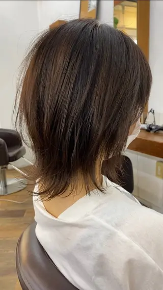 ミディアム カラー hair moss所属・児玉 一也のヘアスタイル