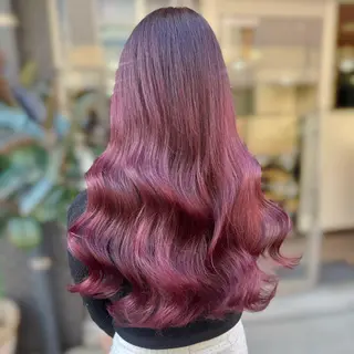 ロング カラー kana ブリーチなしカラー✨のヘアスタイル