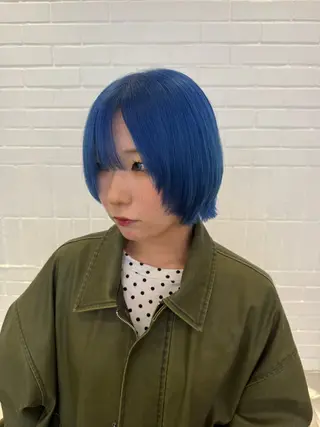 ショート カラー ヘアアレンジ 海外/ハイトーン🪽 ☯️ami☯️のヘアスタイル