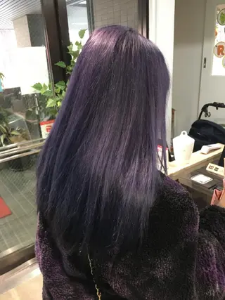 ロング カラー ヘアアレンジ 🧶ブリーチカラー TERU🧶のヘアスタイル