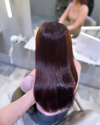 セミロング 🤍艶髪韓国ヘア🤍 Rikoのヘアスタイル