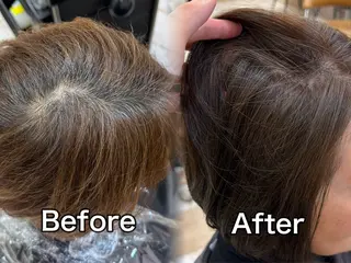 ショート カラー Lond damaskRose所属・脱白髪染め/ 髪質改善/ハクのヘアスタイル