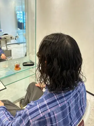 パーマ LOUIMADNA栄所属・新規指名比率No.1 メンズパーマ/二村のヘアスタイル