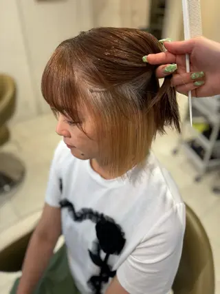 ミディアム 🧸艶髪🫧‪🎀 岡由紀乃のヘアスタイル