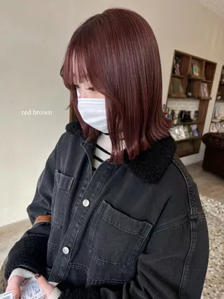 カラー sato harunaのヘアスタイル