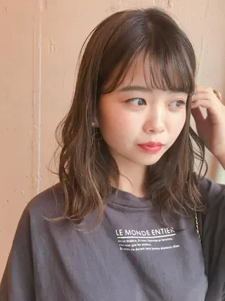 ミディアム カラー Fuuu《フゥ》所属・シノザキ シンゴのヘアスタイル