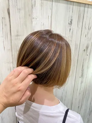 ミディアム カラー reto所属・宮地 崇文のヘアスタイル