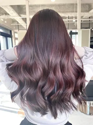 セミロング カラー Lia所属・皆木 智晴のヘアスタイル