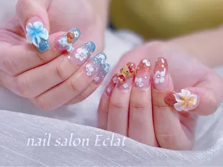 ネイル ネイルサロンエクラ 🫧Shizukaのネイルデザイン