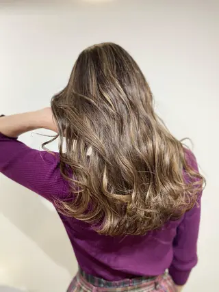 ロング カラー opus 店長大和 レイヤー/赤み消しのヘアスタイル