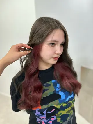 ロング タマシロカリン /カットモデル❤️のヘアスタイル