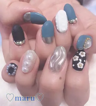 ネイル まるみ ♡のネイルデザイン