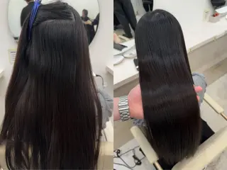 ロング 髪質改善×縮毛矯正 Core 片山健太のヘアスタイル