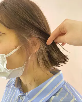 カラー 🎀縮毛矯正/ボブ /渋谷/MIKI🎀のヘアスタイル