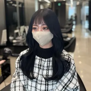 ロング カラー 🌈【透明感・韓国 ヘア】がっきー🌈のヘアスタイル