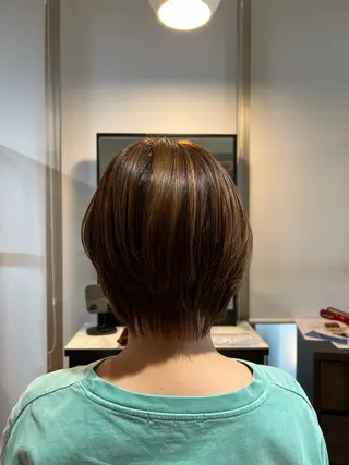 ショート 荒川 枝里のヘアスタイル