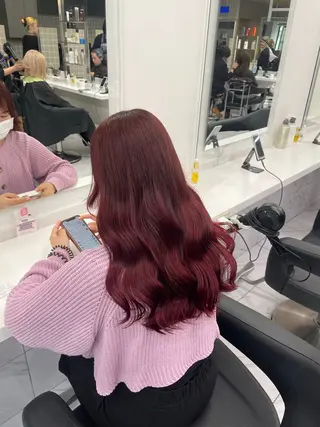 ロング カラー ヘアアレンジ 💗横浜美容室 💗HARUNAのヘアスタイル
