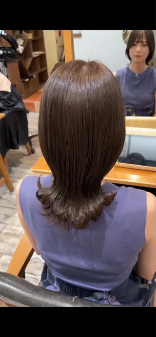 ミディアム ‪広瀬快斗／ツヤ髪 /似合わせカラー🌱のヘアスタイル