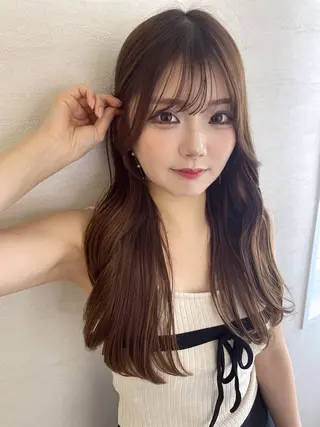 ロング カラー 個室サロンLOUIMADNA栄店所属・髪質改善美容師 個室サロン白金厚哉のヘアスタイル