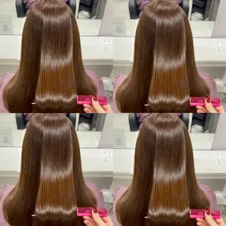 セミロング カラー 🦋エクステ/透明感 /艶髪🦋REISAのヘアスタイル