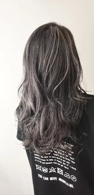 セミロング カラー ヘアアレンジ 【髪質改善美容師】t occa茨木篠原健太のヘアスタイル