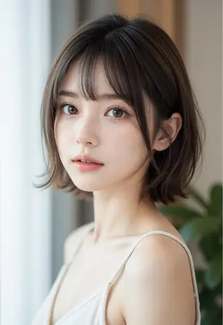 ショート 馬場 彩のヘアスタイル