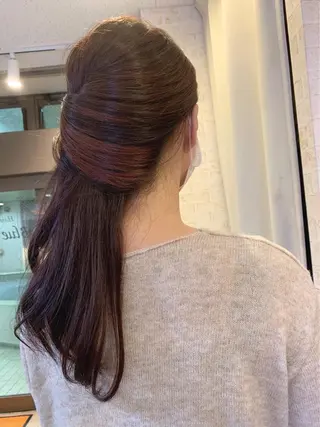 ロング カラー ✨縮毛矯正✨髪質改善 ナカシマ ユミのヘアスタイル