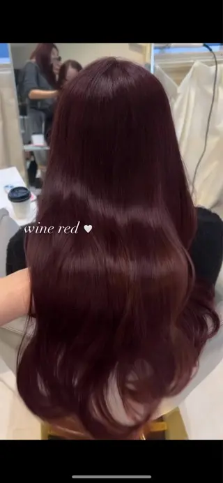 ロング カラー MIRA梅田店所属・梅田美容室MIRA/ 韓国ヘア🤍カンナのヘアスタイル