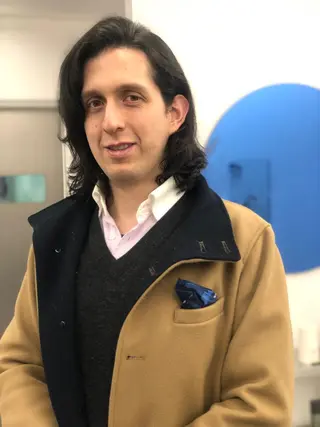 セミロング メンズ KEPKA ヤマグチ 天神 今泉のヘアスタイル