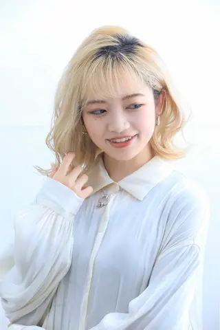 ミディアム 勝沼 佑季のヘアスタイル