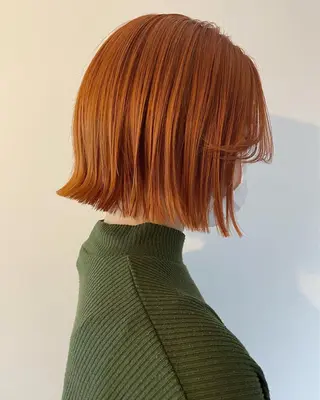 ミディアム カラー 佐伯 和佳のヘアスタイル