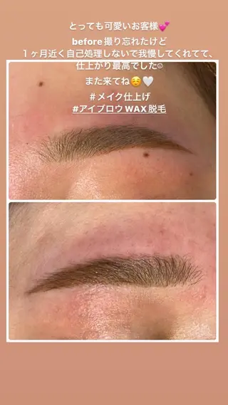 アイブロウ progress MOE*のマツエク・マツパデザイン