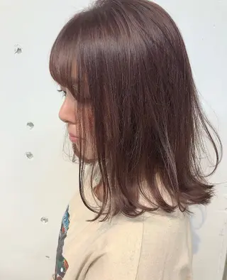 カラー レイヤー/ボブ/ 顔周り/yukinaのヘアスタイル