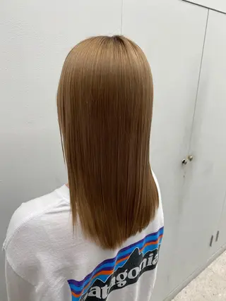 ロング カラー ヘアアレンジ ネイル 京都レイヤーカット/ 縮毛矯正/羽柴りくのヘアスタイル